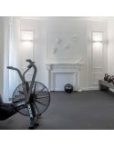Foto de ambiente del aplique de pared interior Rec Double Mini de Arkoslight | Leonleds