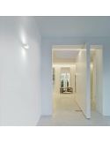 Aplique de pared Led Rec Double Mini iluminado Arkoslight | Leonleds