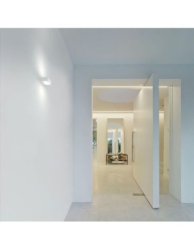 Aplique de pared Led Rec Double Mini iluminado Arkoslight | Leonleds