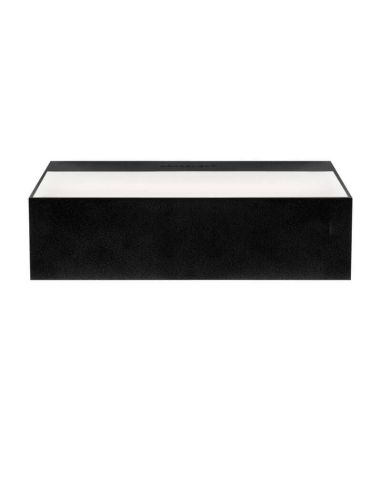Aplique de pared Rec Double Mini negro de Arkoslight | Leonleds