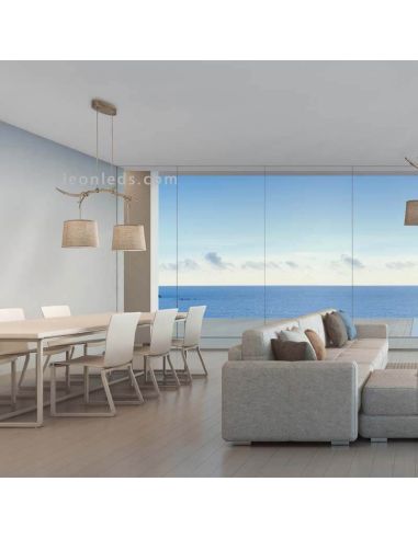 Plafón rústico de techo Serie Sabina...