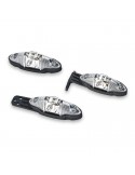 Piloto Lateral Fristom FT038 LED 2 Funciones Blanco y Rojo Ovalado 12v 24v Agricultura Remolque Bañera | LeonLeds