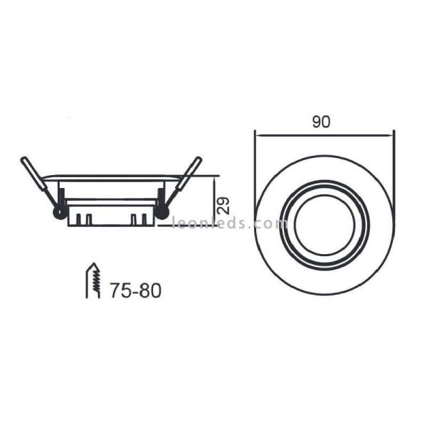 Aro embutido LAMBORJINI Comfort,...