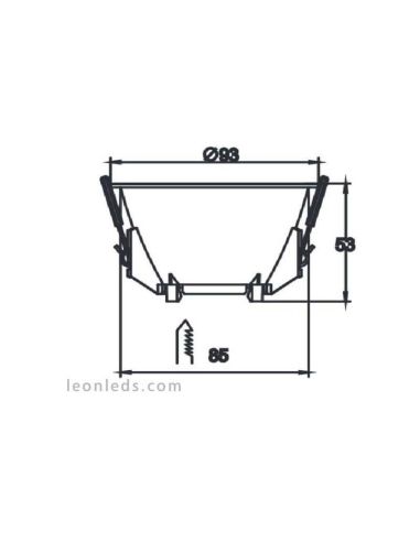 Anel redondo fixo embutido LAMBORJINI...