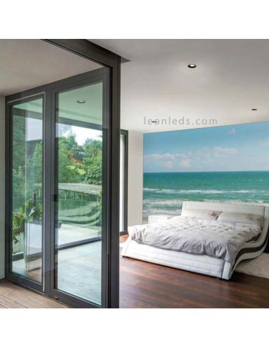 Aro empotrable cuadrado fijo...