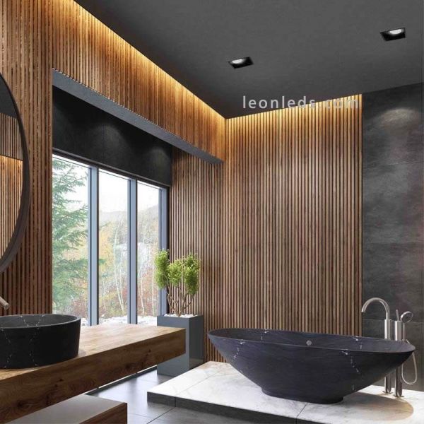 Aro empotrable 45º cuadrado fijo...