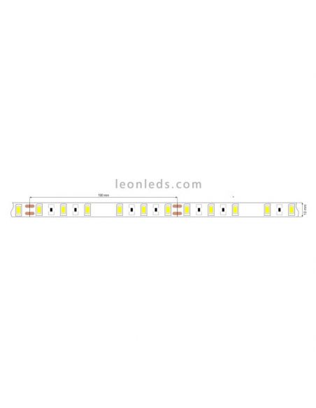 Tira LED 5630 18W/m 24V IP20 5Metros 100Lm/w dimensiones