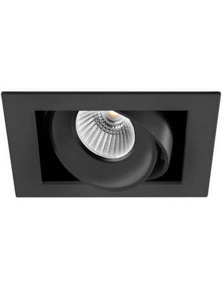 Arkoslight Orbital Mini Projecteur 1 Lumière Noir | LeonLeds.com