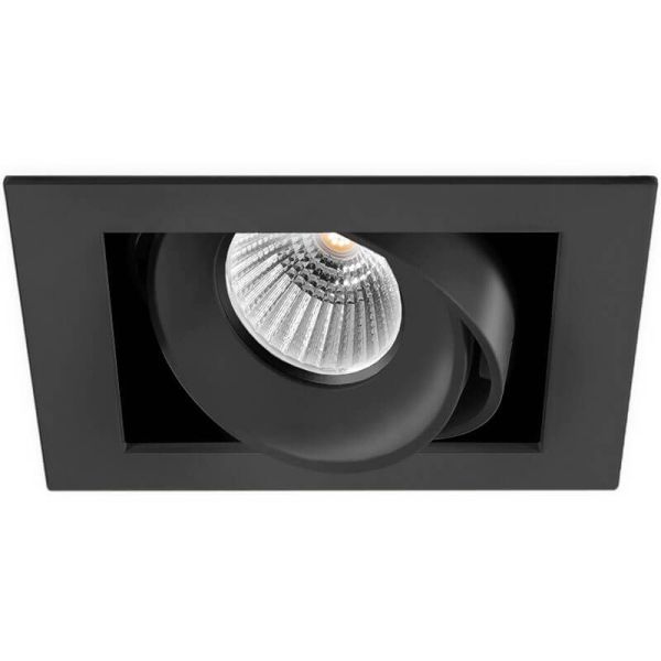Foco negro con 1 luz Orbital Mini de Arkoslight | LeonLeds.com