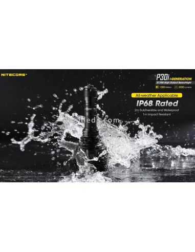 Lampe torche LED P30i avec une longue...