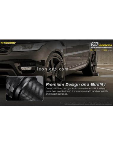 Lanterna LED de mão de longo alcance...