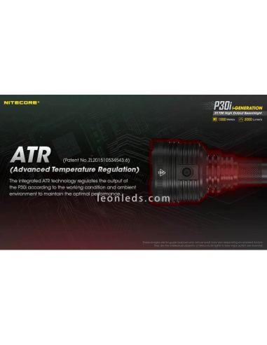 Linterna de Mano LED P30i de largo...