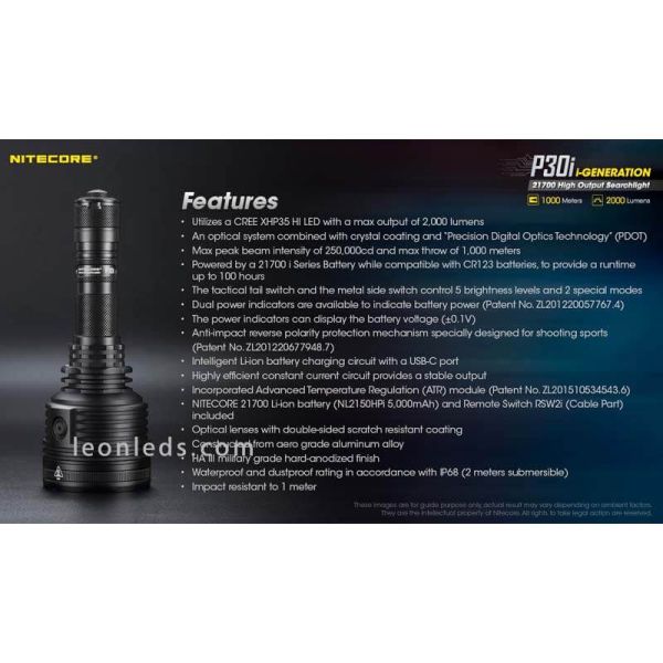 Handlampe LED P30i mit einer...