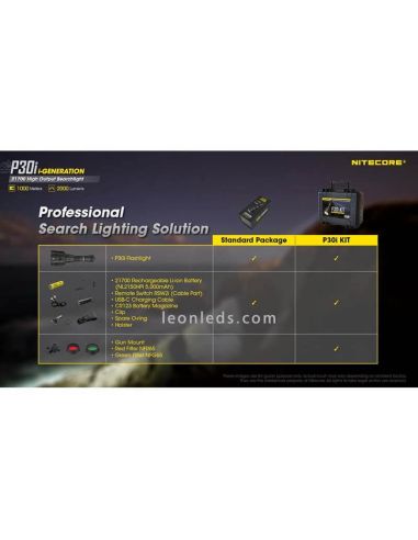 Lanterna LED de mão de longo alcance...