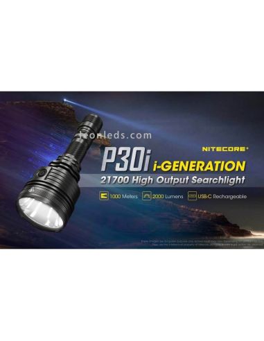 Lampe torche LED P30i avec une longue...