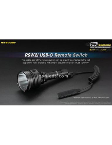 Linterna de Mano LED P30i de largo...