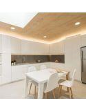 Varios downlights LED Lex en una cocina de Arkoslight | LeónLeds.com