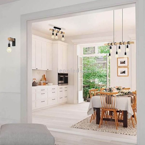 Candeeiro suspenso Townshend 6 luzes vintage Eglo Townshend series