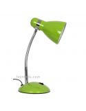 Flexo de estudio color verde 1xE27 Megara Fabrilamp | LeonLeds Iluminación