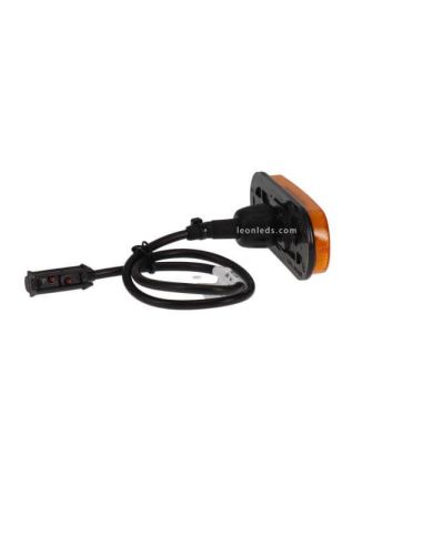 Conector Piloto LED Ambar con conector + grapa 24V Unipoint 1 31-2004-017 Aspock | LeonLeds