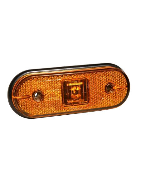 Feu LED ambre avec connecteur + clip 24V Unipoint 1 31-2004-017 Aspock | leonleds