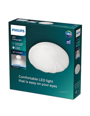 Caja de Plafón LED moderno 17W Shore 4000K 1.900Lm Philips | LeonLeds