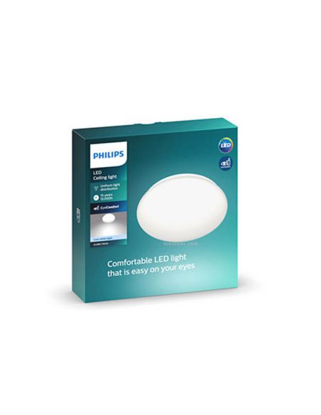 Plafonnier LED rond 17W CL200 Moire Gen II Philips | leonleds