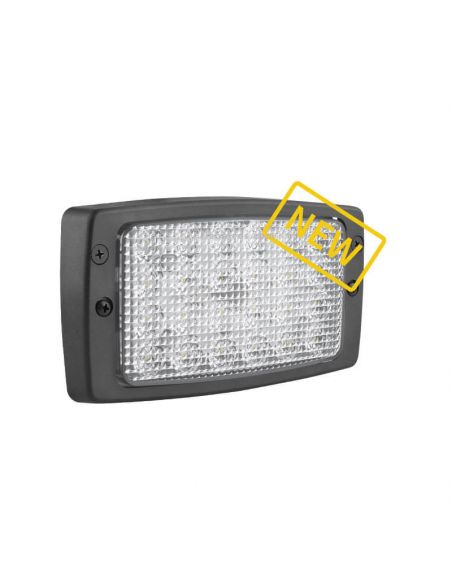 Frontal de Faro LED empotrable rectangular 40W con optica de trabajo Wesem | LeonLeds