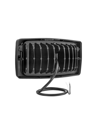 Traseira de Refletor LED de encastrar retangular de 40W com ótica de trabalho Wesem | leonleds