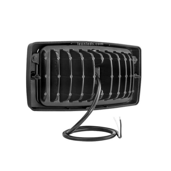 Trasera de Faro LED empotrable rectangular 40W con optica de trabajo Wesem | LeonLeds