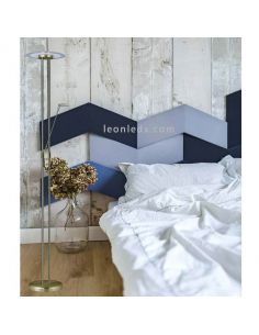 Lampadaire LED avec lumière naturelle Cuir Eridani | leonleds 2