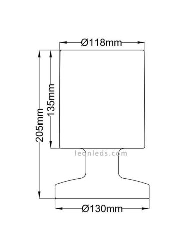 Wiederaufladbare LED-Tischleuchte Lora