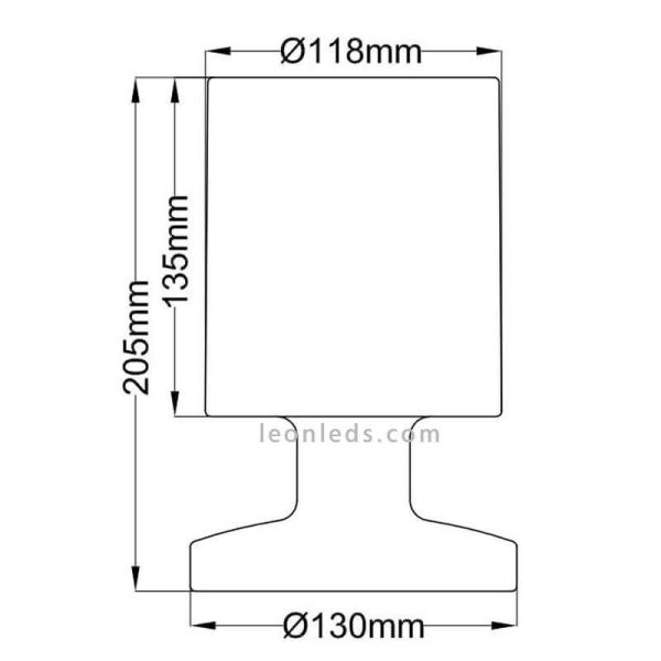 Wiederaufladbare LED-Tischleuchte Lora