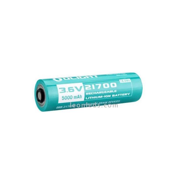 Batería recargable 21700 5000mAh de litio