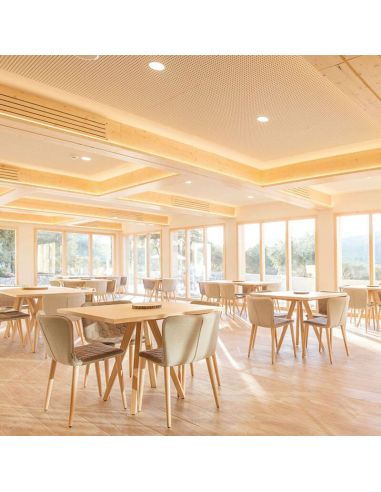 Plusieurs downlights LED Lex dans un café Arkoslight | LeonLeds.com