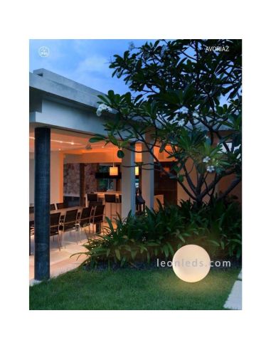 Bola colgante blanca para terraza...