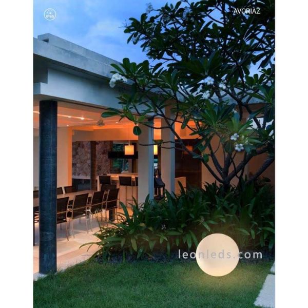 Bola colgante blanca para terraza...