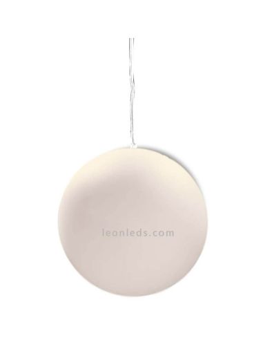Bola suspensa branca para terraço...