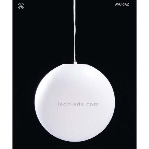 Bola colgante blanca para terraza...