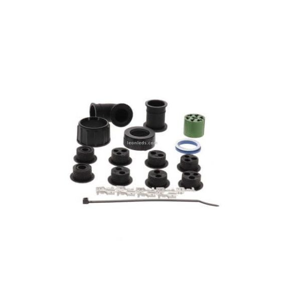 Conector Hembra Aspock ASS2 7 Polos Verde Kit Aspock 13-5626-951 | LeonLeds