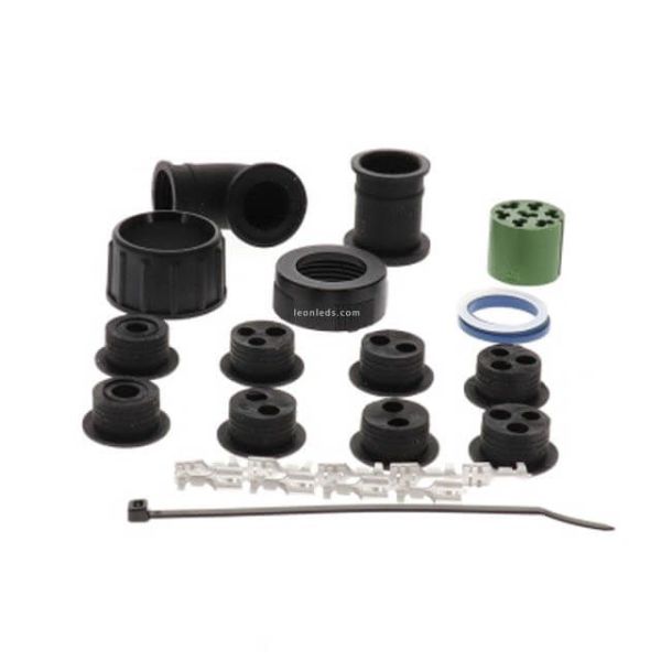 Conector Hembra Aspock ASS2 7 Polos Verde Kit 13-5626-951 | LeonLeds