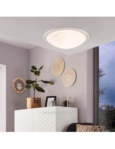 Plafonnier/applique rond Planet 1 blanc 1xE27 2