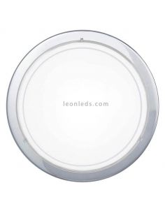 Plafón de techo Planet 1 de acero cromo 1xE27