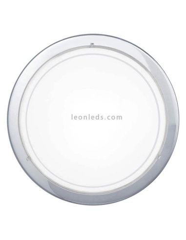 Plafón de techo Planet 1 de acero cromo 1xE27