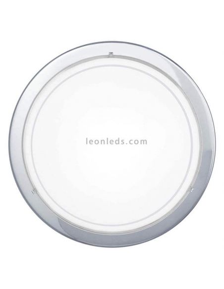 Plafón de techo Planet 1 de acero cromo 1xE27
