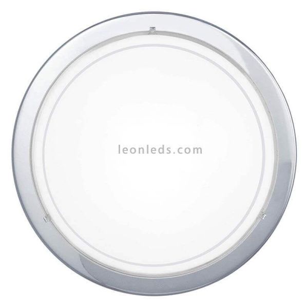 Luminária de teto Planet 1 aço cromado 1xE27