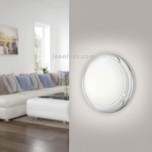 Plafonnier Planet 1 en acier chromé 1xE27 Eglo Lighting