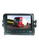 Monitor para camaras de visión trasera 7¨ TFT-LCD Color para 4 Cámaras Táctil | LeonLeds