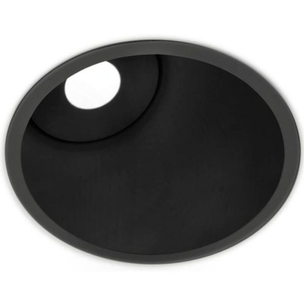 Downlight LED Lex Asymétrique Noir de Arkoslight | LeonLeds.com