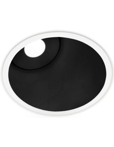 Downlight LED Lex Asymmetric blanco y negro de Arkoslight | LeónLeds.com